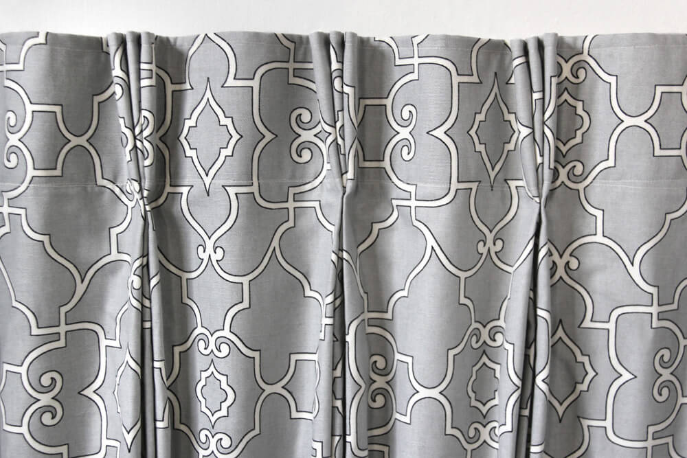 How to make double pinch pleat curtains.