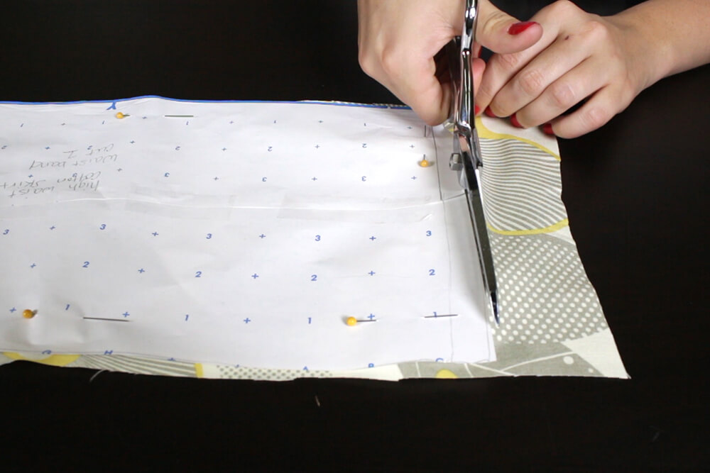 How to Make a High Waisted Pleated Skirt