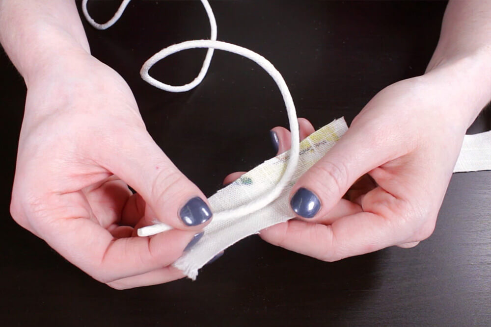 How to Sew Piping Cord Into Anything