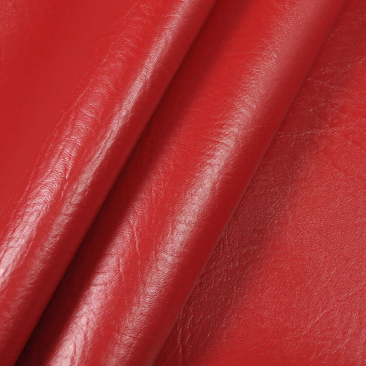 Red Faux Leather Vinyl