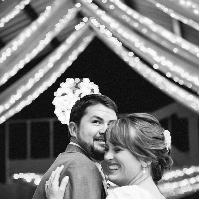 Barn Wedding with Cheesecloth