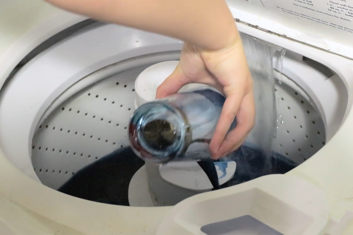 How to dye towels using washing machine 
