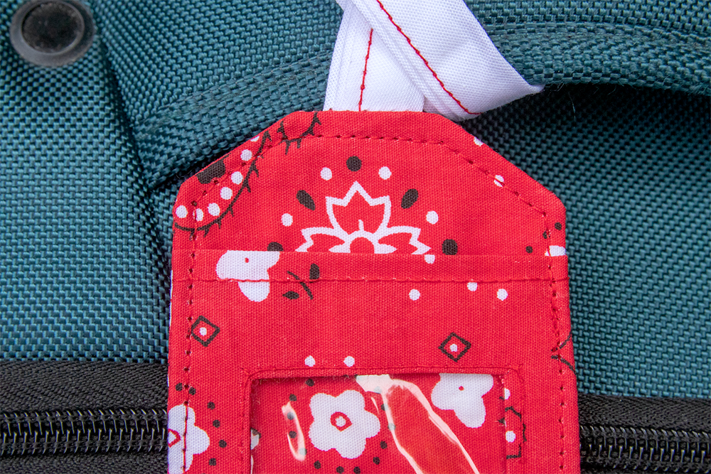 Finished Luggage Tag