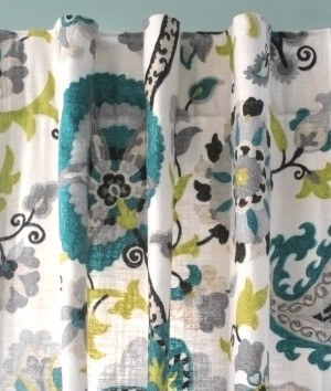How to Sew Lined Back Tab Curtains