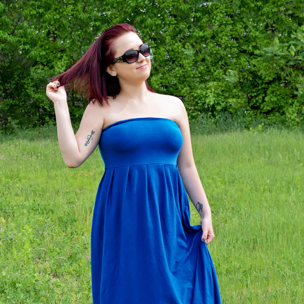 How to Make a Pleated Maxi Dress | OFS Maker's Mill