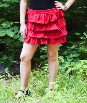 How to Sew a Tiered Ruffle Skirt