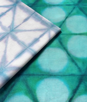 How to Dye Fabric Shibori Folding Technique