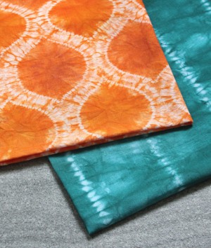 How to Dye Fabric Shibori Tie Dye with Stitch Resist