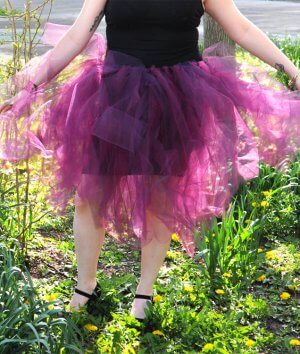 How to Make a No Sew Tulle Skirt