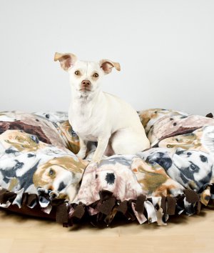 How to Make a No Sew Fleece Dog Bed