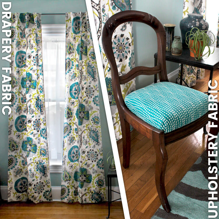Drapery Fabric vs. Upholstery Fabric