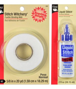 No Sew Methods Stitch Witchery vs. Fabric Glue