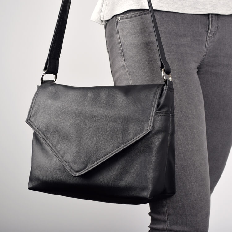 Wholesale Textured Pleather Twilly Scarf Mini Satchel Handbag